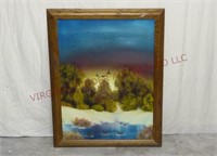 Landscape Painting on Canvas ~ Signed