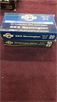 223 Remington Ammunition 2 Boxes of 20