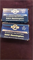PPU 40 Rounds of 223 Ammunition 2 Boxes