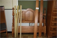 Wood Bed Frame Queen Box