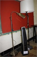 2 Floor Lamps and Fan