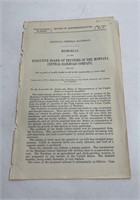 Montana Central Railroad Public Land Grant Book