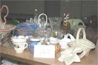 Glass Basket Collection, Vases