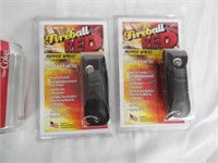 Pepper Spray Fireball Red, 2- Black, Keychain