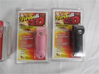 Pepper Spray Fireball Red, Black & Pink, Keychain