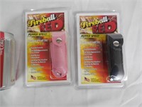 Pepper Spray Fireball Red, Black & Pink, Keychain