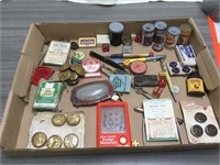 Flat full of vintage advertising and other items