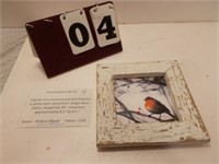 Framed Bird Folkart