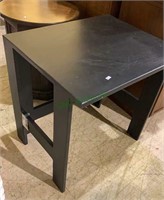 Small black worktable, great for student desk,