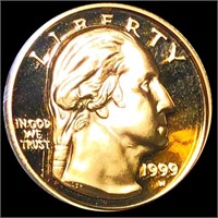 1995-W $5 Washington 1/4th Oz Gold Coin GEM PROOF