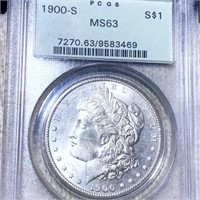 1900-S Morgan Silver Dollar PCGS - MS63