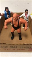 3 Ljn wrestling figures King Kong Bundy