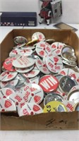 Lot of 50 plus vintage Husker buttons