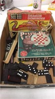 Vintage Dominos, puzzle peg