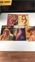 5 vintage magazines-“Gent”, “Swank”and Adam”
