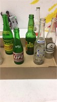 Unique vintage soda bottles