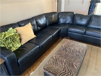 LARGE SECTIONAL LEATHER SOFA