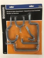 New Pack Stinson Screw-in Hook Assortment