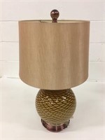 26" Tall Glass Table Lamp *In Great Condition