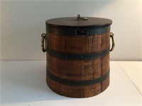 Santiago Wood Barrel Ice Bucket
