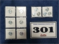 12 - 1943 steel war pennies