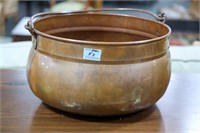 16" COPPER PAIL WITH BALE