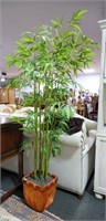 6' ARTIFICIAL BAMBOO PLANT IN BASKET