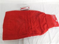 Large Pet/Dog Sweater Up to 90 lbs, Red