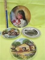 Collector Plates - Train, Child, &  Mill