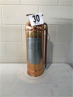 Stand Brass Fire Extinguisher - 24"T
