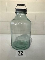 19" Tall 5 Gallon Glass Jar with Handle