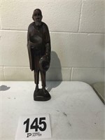Wooden Statue - 15"T