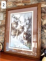 Wild Wolves Artwork - Quality Matted & Framed