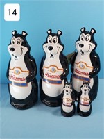 Hamm's Bear Collector Decanters