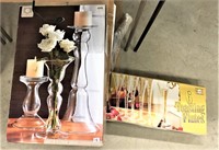In Box Candleholders-Flutes-Rope Lite Tree