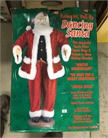 Large Dancing Santa in Box