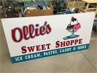 Large Ollie's Sweet Shoppe Sign