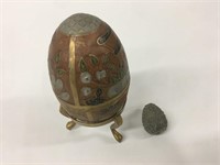 Copper/Brass & Pewter Decor Eggs
