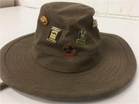 The Hat Factory Canvas Hat & Australia Pins