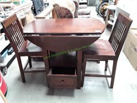 Leaf Drop Bistro Table w/ 2 Chairs