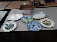 (4) Vintage Plates w/ (2) Platters