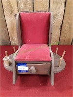 Vintage Mini Wooden Sewing Chair