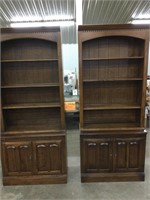 Set of 2 bookshelves 80”x34”