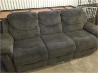 3 seater dark grey couch. Does not recline. 94”