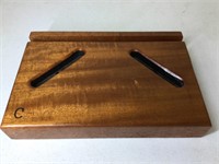 Phone and tablet holder for charging (wooden)