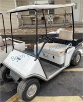 EZ-60 Electric Golf Cart w/ Utility Box as found