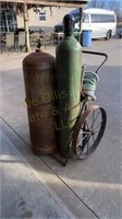 Torch Tanks with Hose, Heads, & Cart