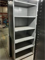 (5) Sections of commercial steel shelving