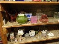 Small Vases and Candle holders, Apothecary Jar