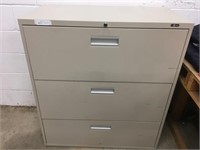 ProSource 3 Drawer Filing Cabinet w/ Key